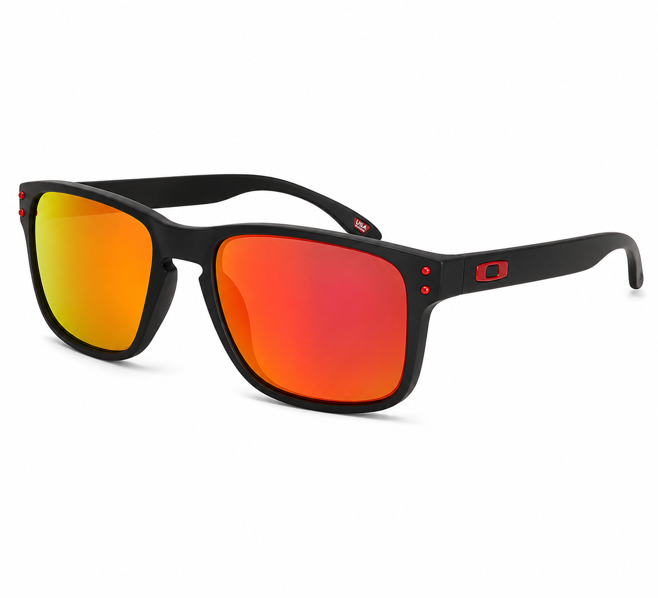 OAKLEY HOLBROOK NEGROS CON ROJO