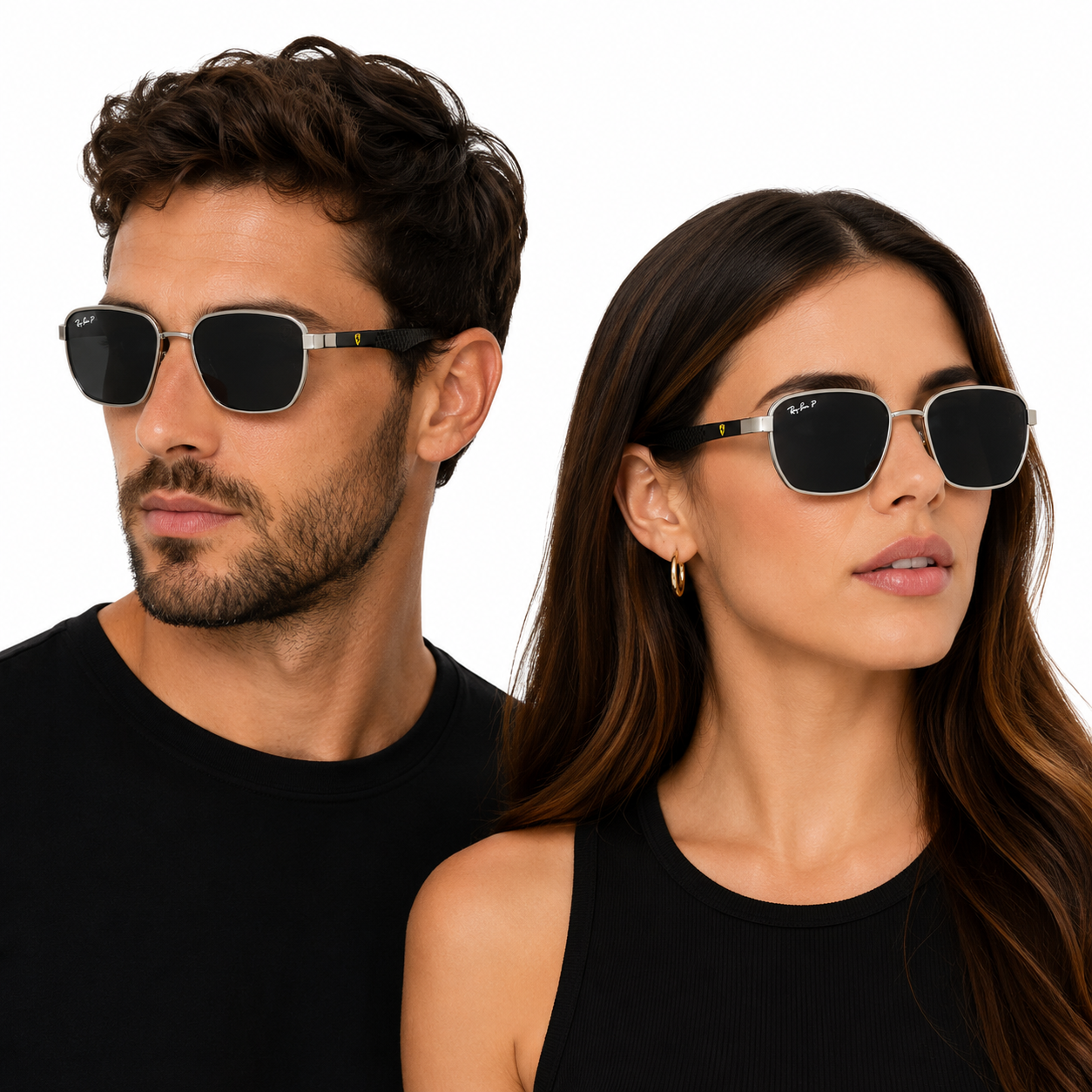 RAY-BAN X FERRARI 32113 PLATEADAS
