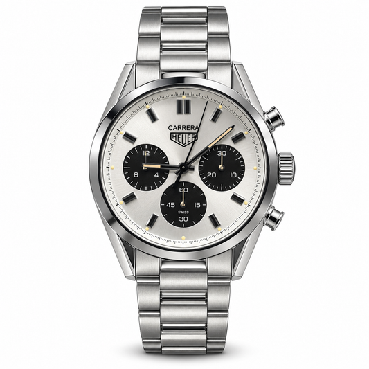 TAG HEUER CARRERA 60TH ANIVERSARIO EDICION LIMITADA 39MM BLANCO CON NEGRO