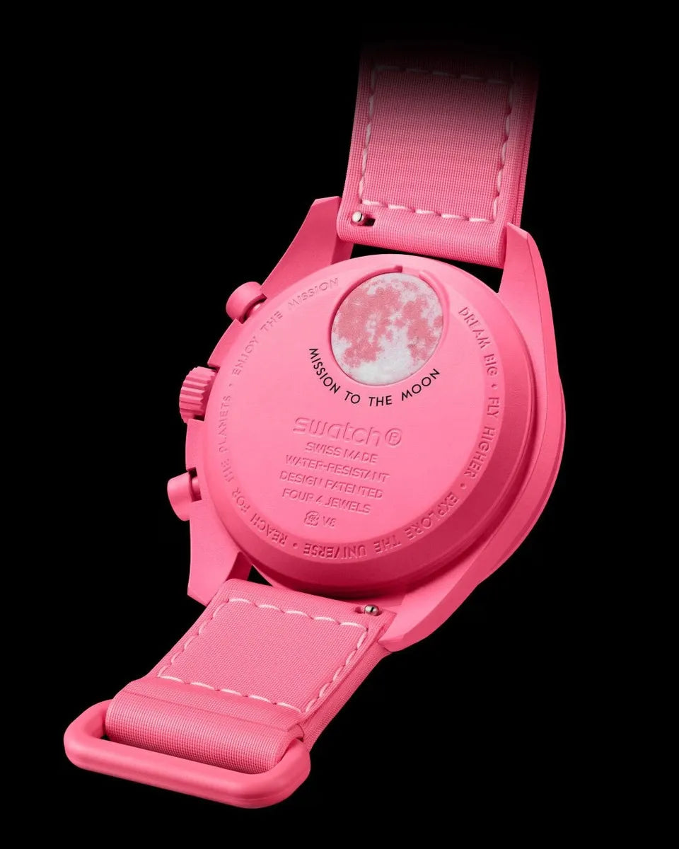 Omega X Swatch Mission To The Pink Moonphase