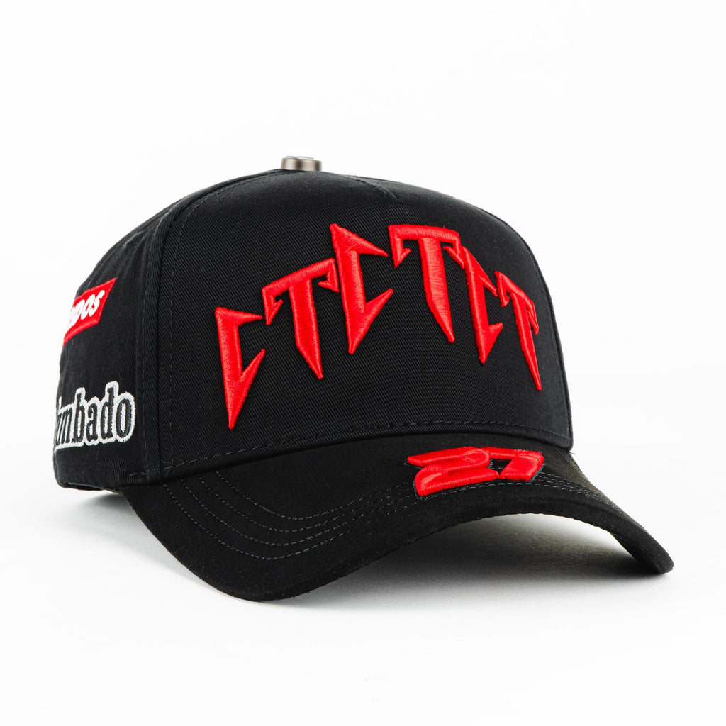 Gorra Barbas Hats CT 27 CT BLACK | Snapback Visera Curva