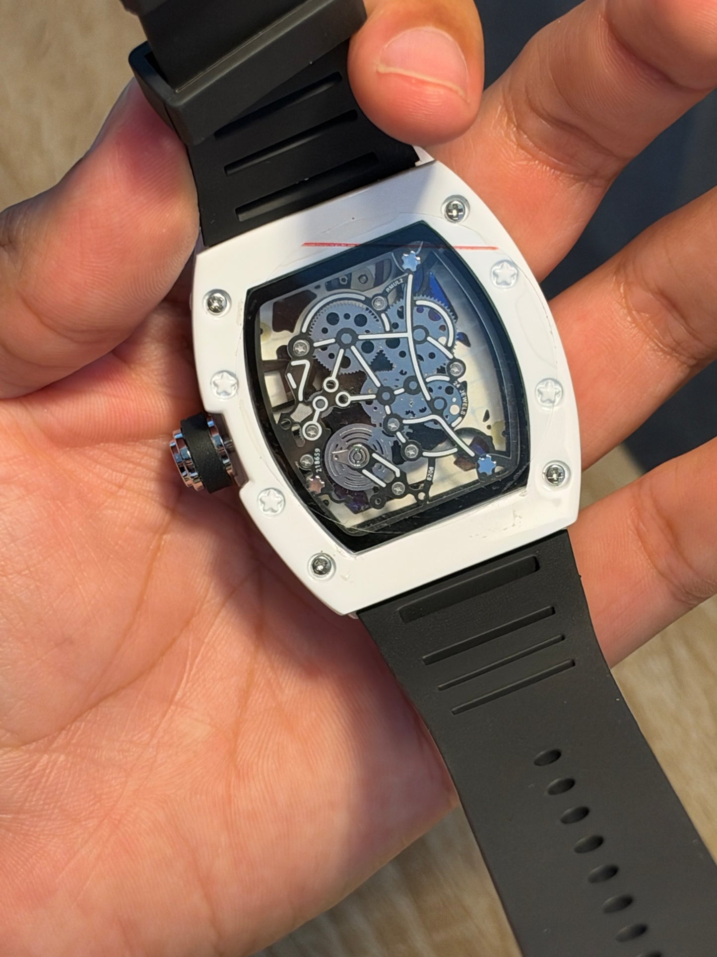 RICHARD MILLIE CORAZON ABIERTO NEGRO CON BLANCO