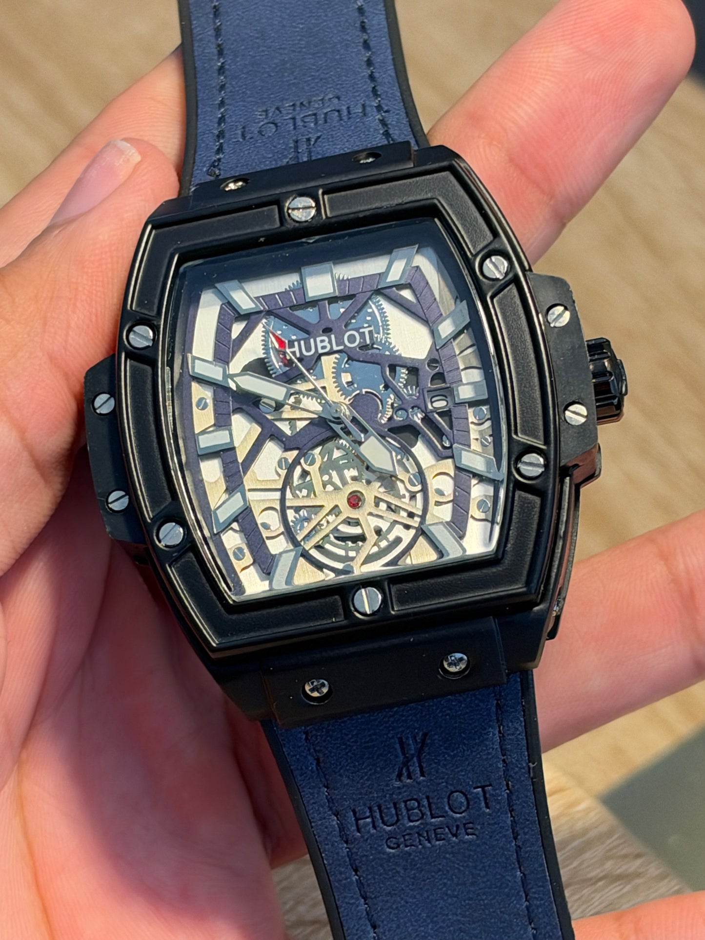 HUBLOT BIG BANG BLUE CARBON