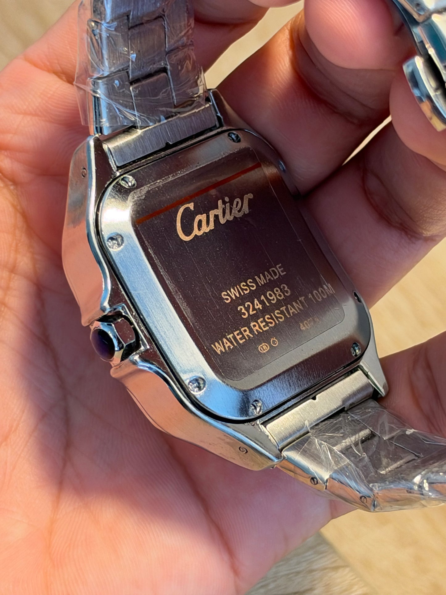CARTIER SANTOS ESFERA AZUL