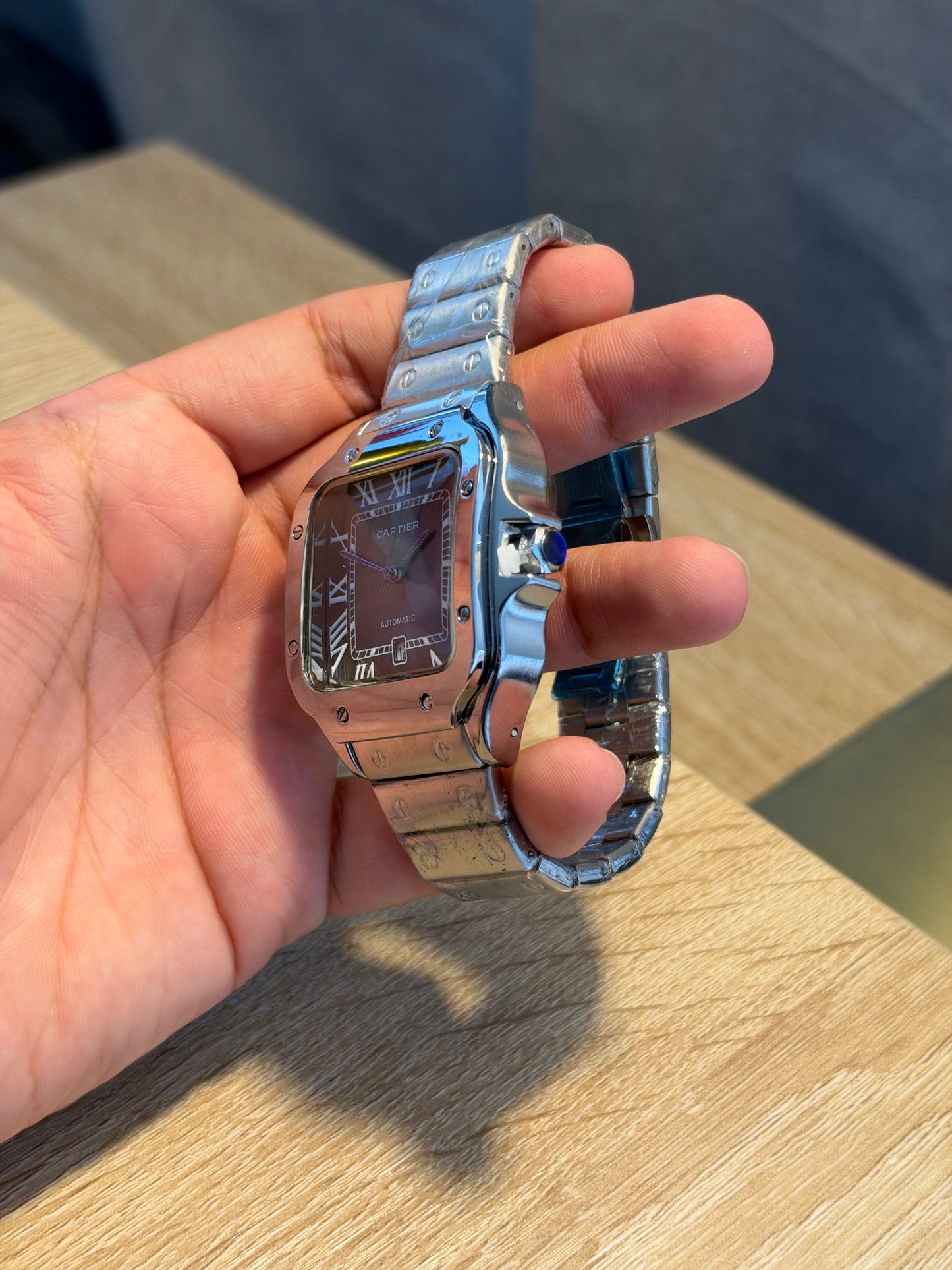 CARTIER SANTOS ESFERA AZUL