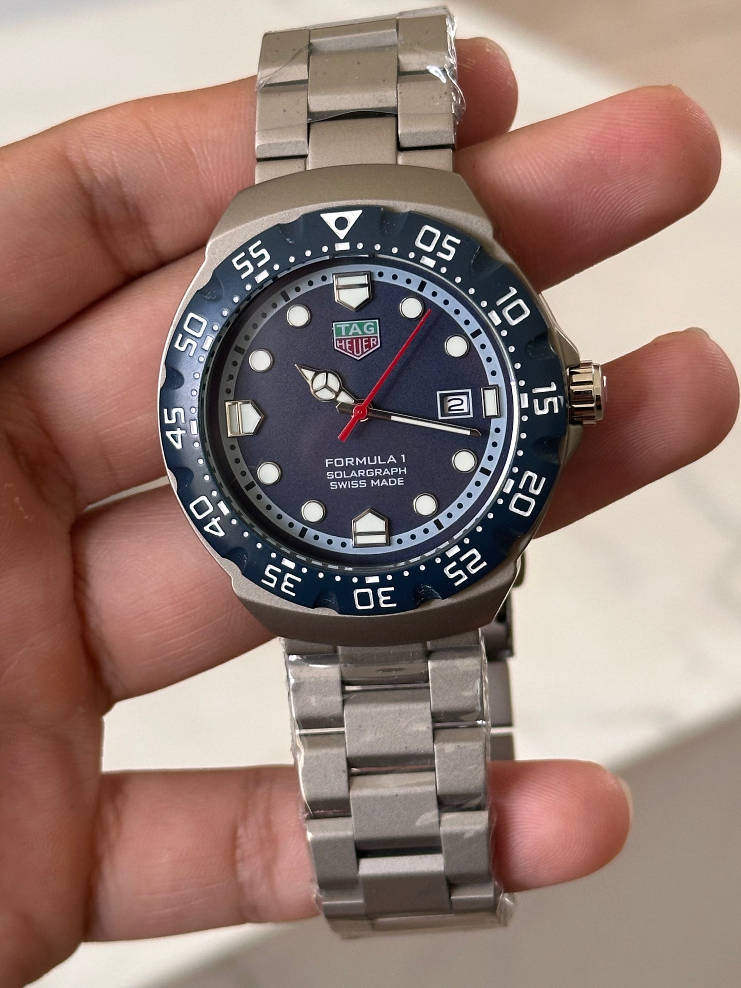 TAG HEUER FORMULA 1 CARATULA AZUL BISEL AZUL