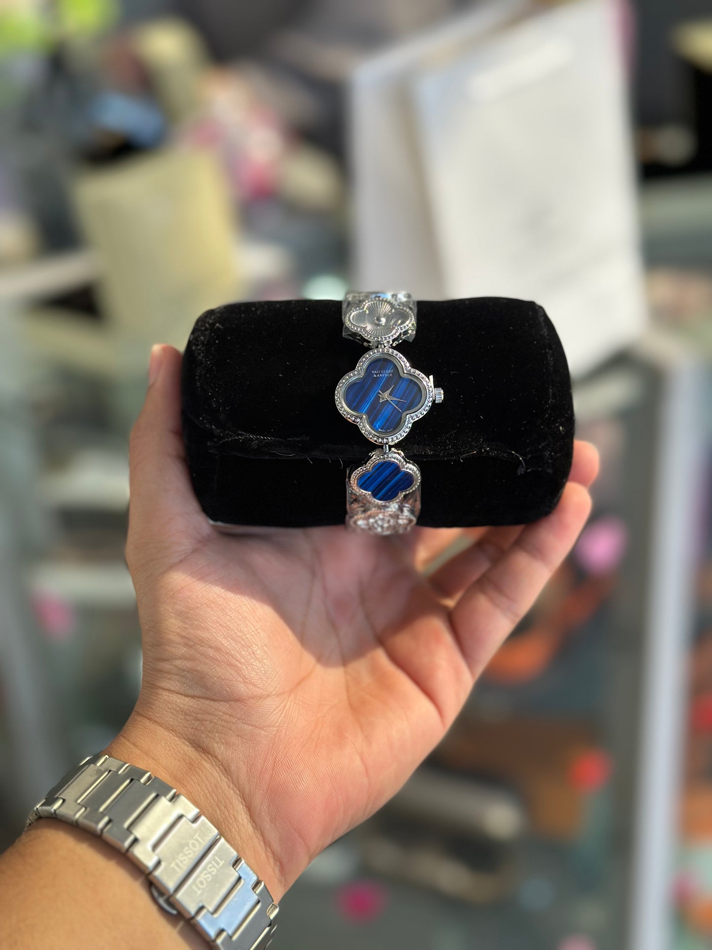 RELOJ VAN CLEEF AZUL