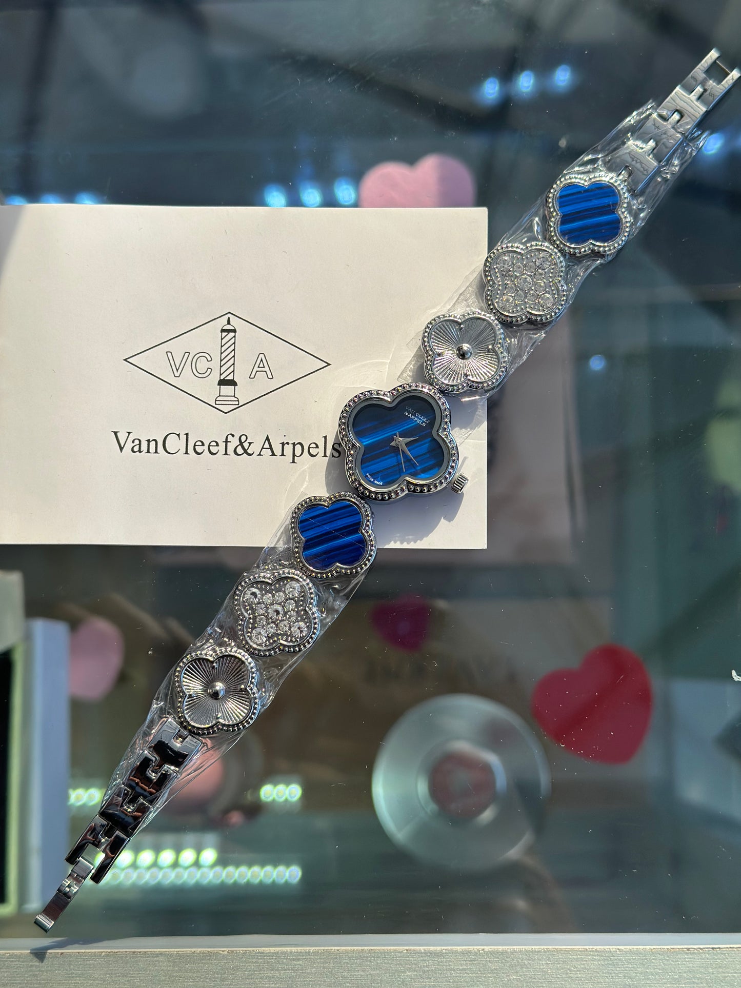 RELOJ VAN CLEEF AZUL