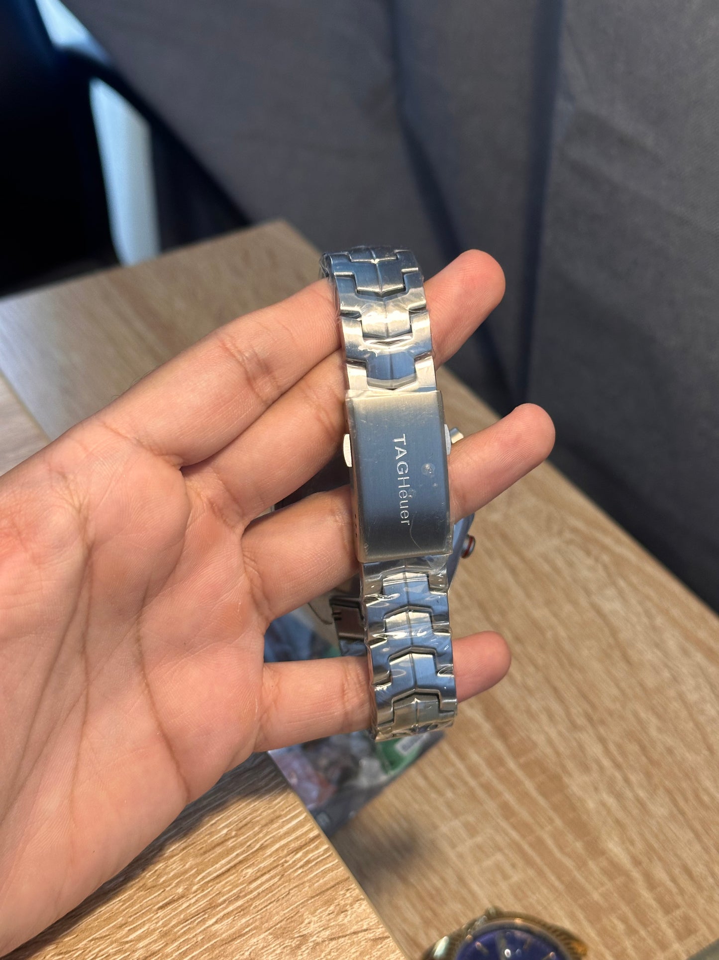 TAG HEUER FORMULA 1 X SENNA FONDO NEGRO PULSERA DE ACERO 44MM