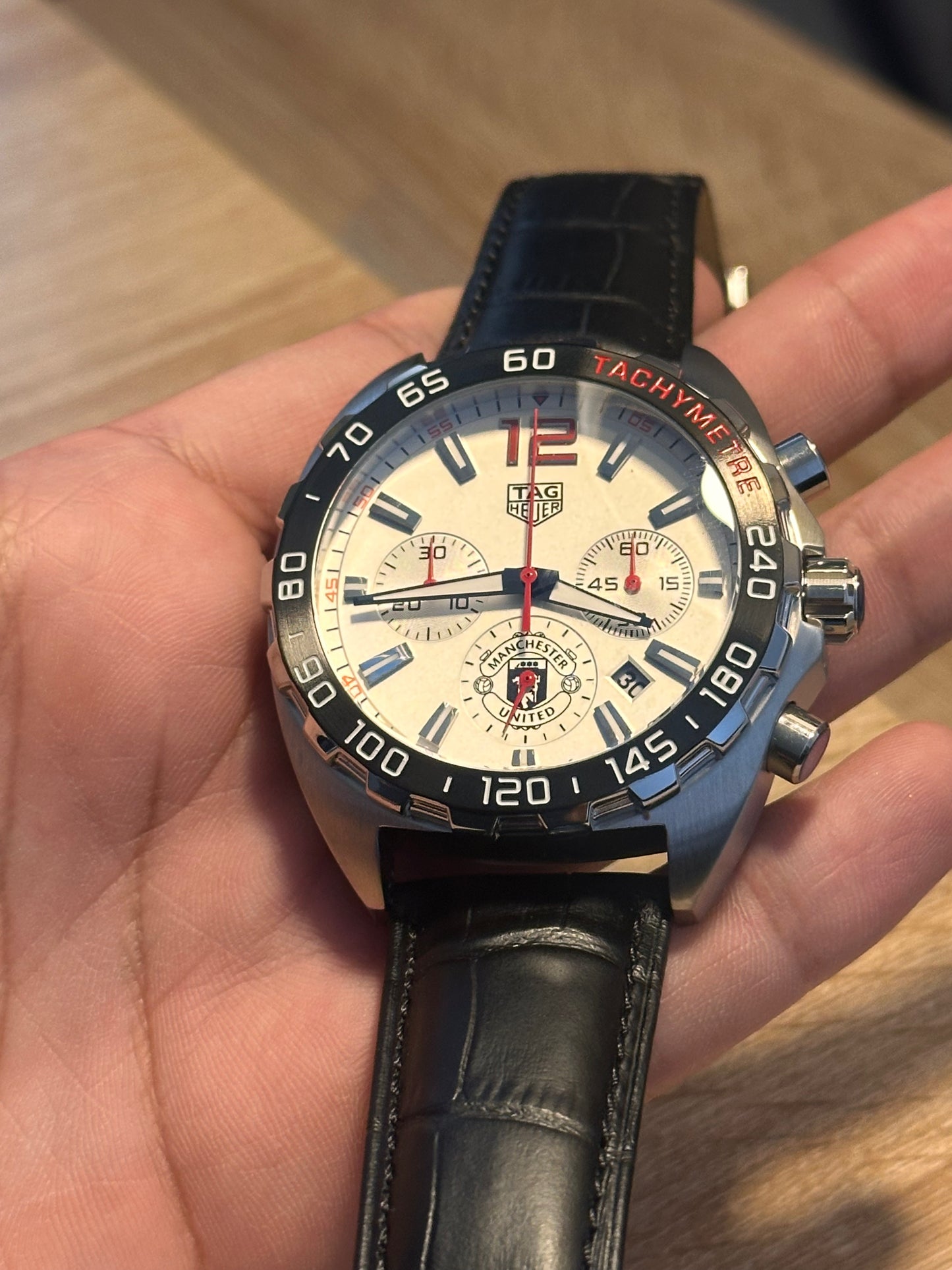 TAG HEUER EDICION ESPECIAL MANCHESTER UNITED FONDO BLANCO