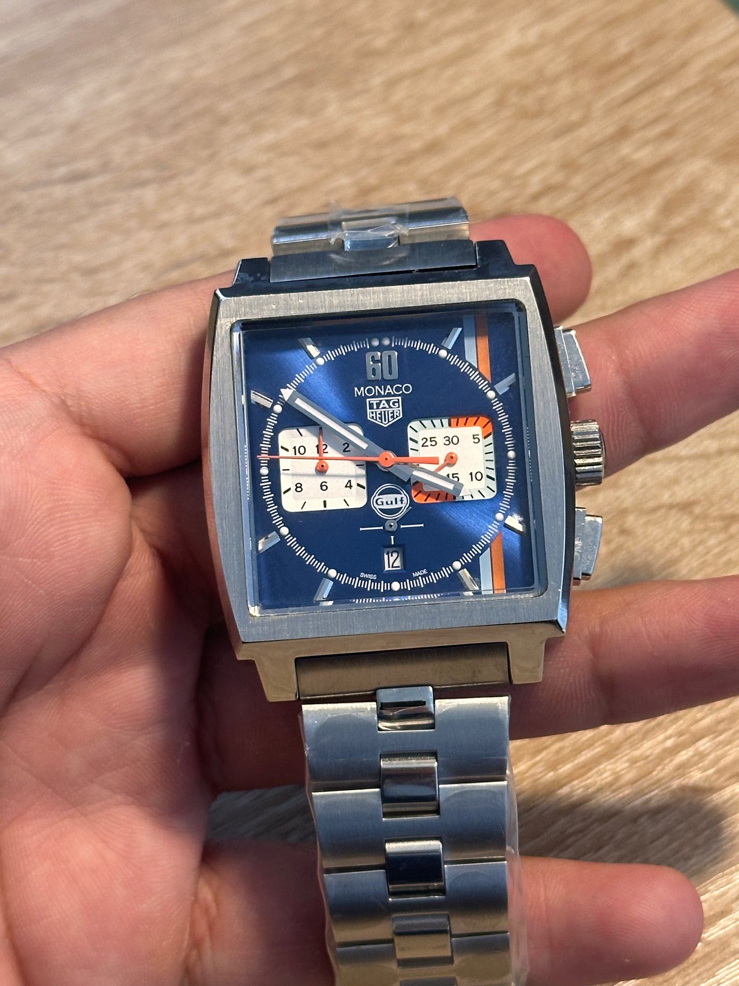 TAG HEUER MONACO FONDO AZUL