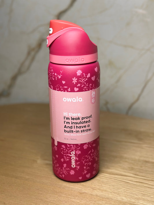 Owala FreeSip 32 OZ carta de amor edición limitada especial