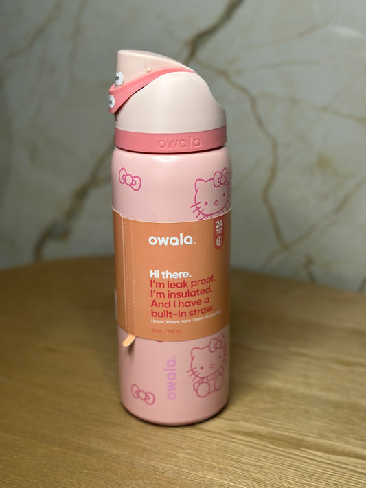 Owala Free Sip Edición Especial Hello Kitty De 32 Onzas