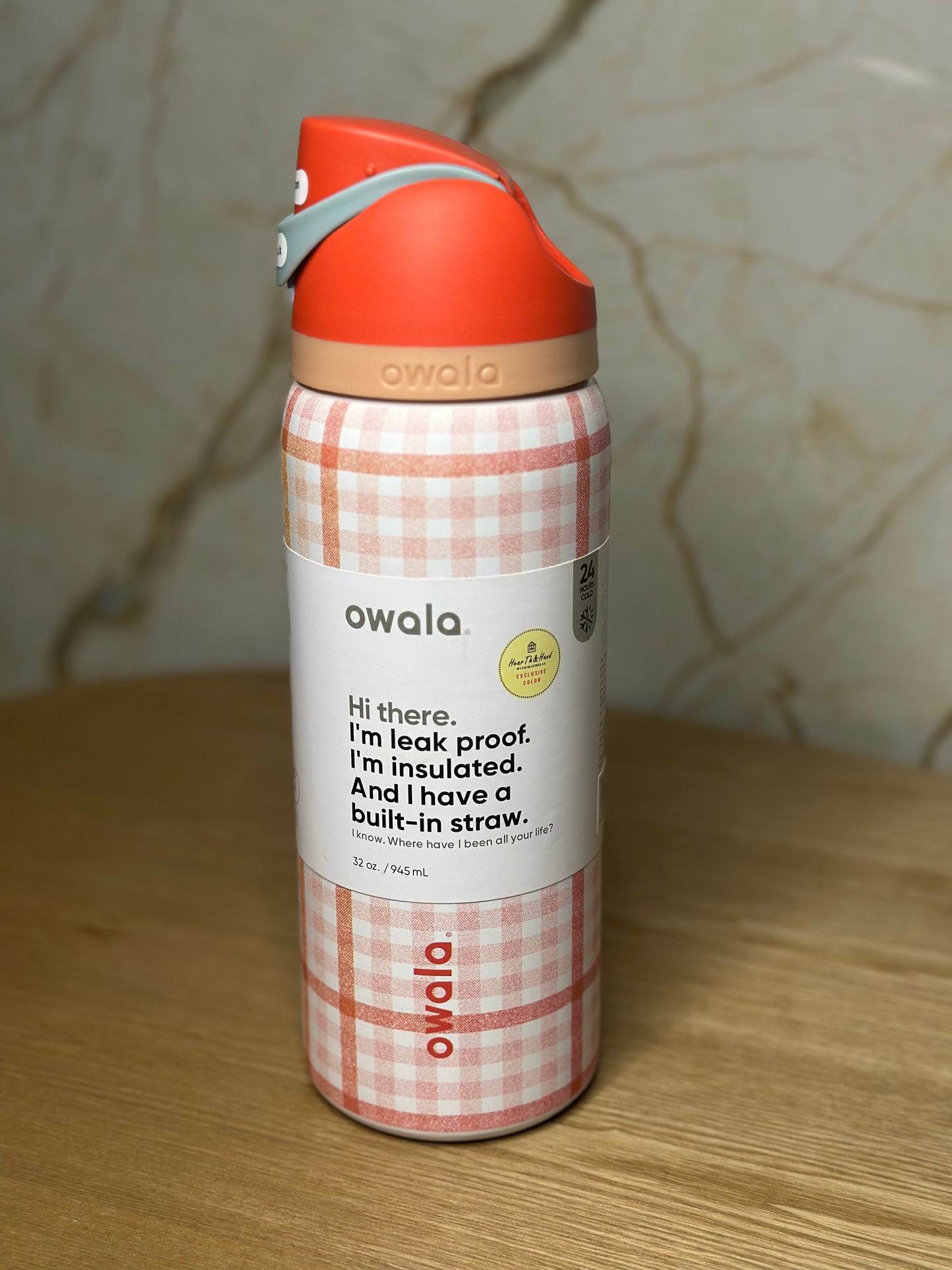 OWALA 32 OZ EDICION ESPECIAL Gingham Gateway