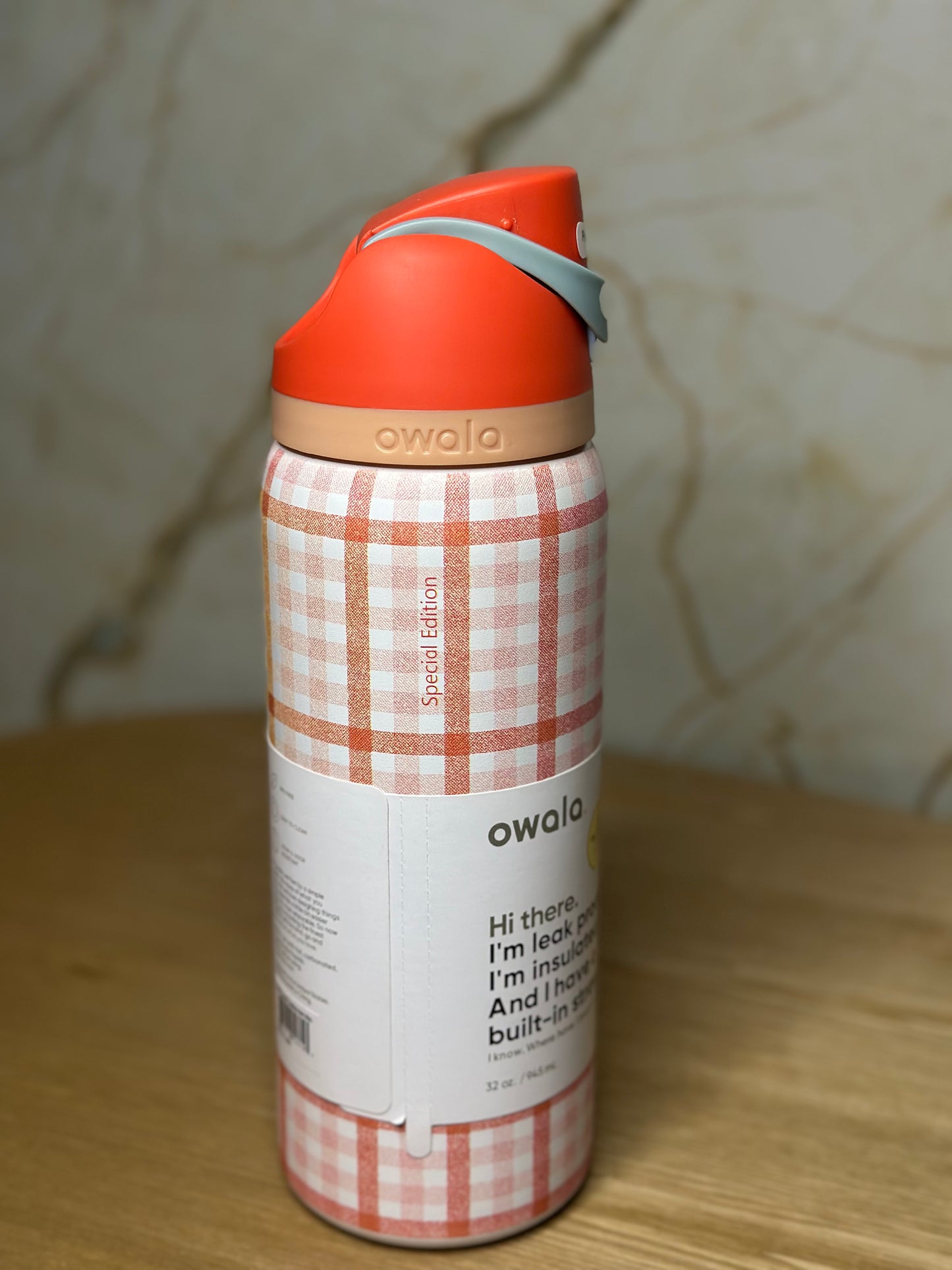 OWALA 32 OZ EDICION ESPECIAL Gingham Gateway