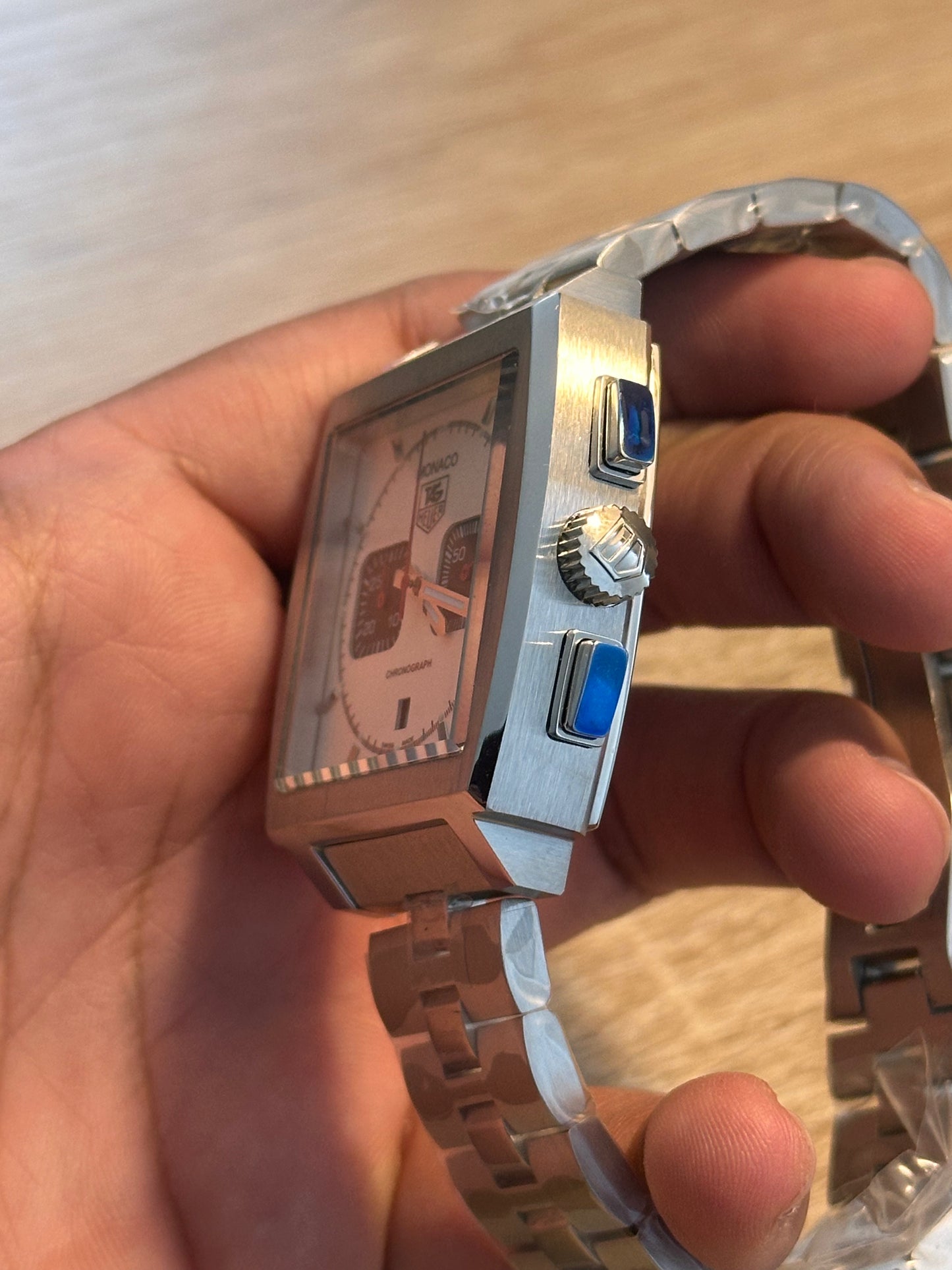 TAG HEUER MONACO FONDO BLANCO