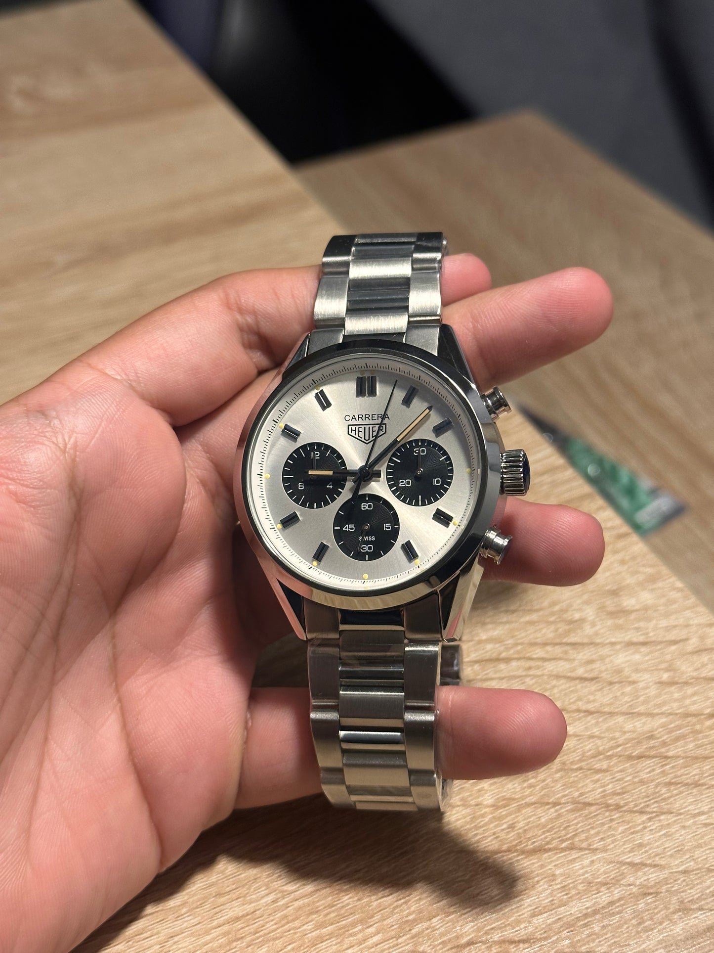 TAG HEUER CARRERA 60TH ANIVERSARIO EDICION LIMITADA 39MM BLANCO CON NEGRO