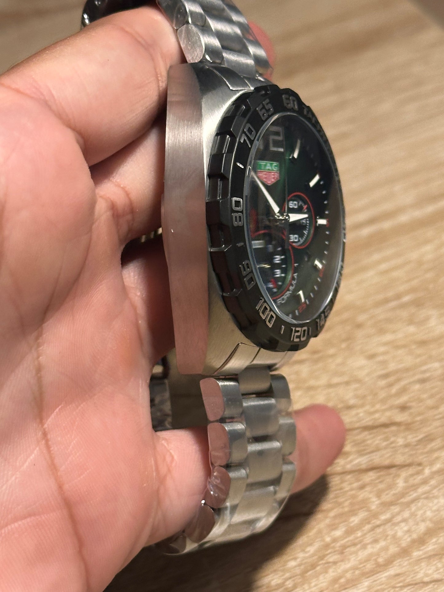 TAG HEUER FOMRULA 1 CRONOGRAFO FONDO VERDE 43MM