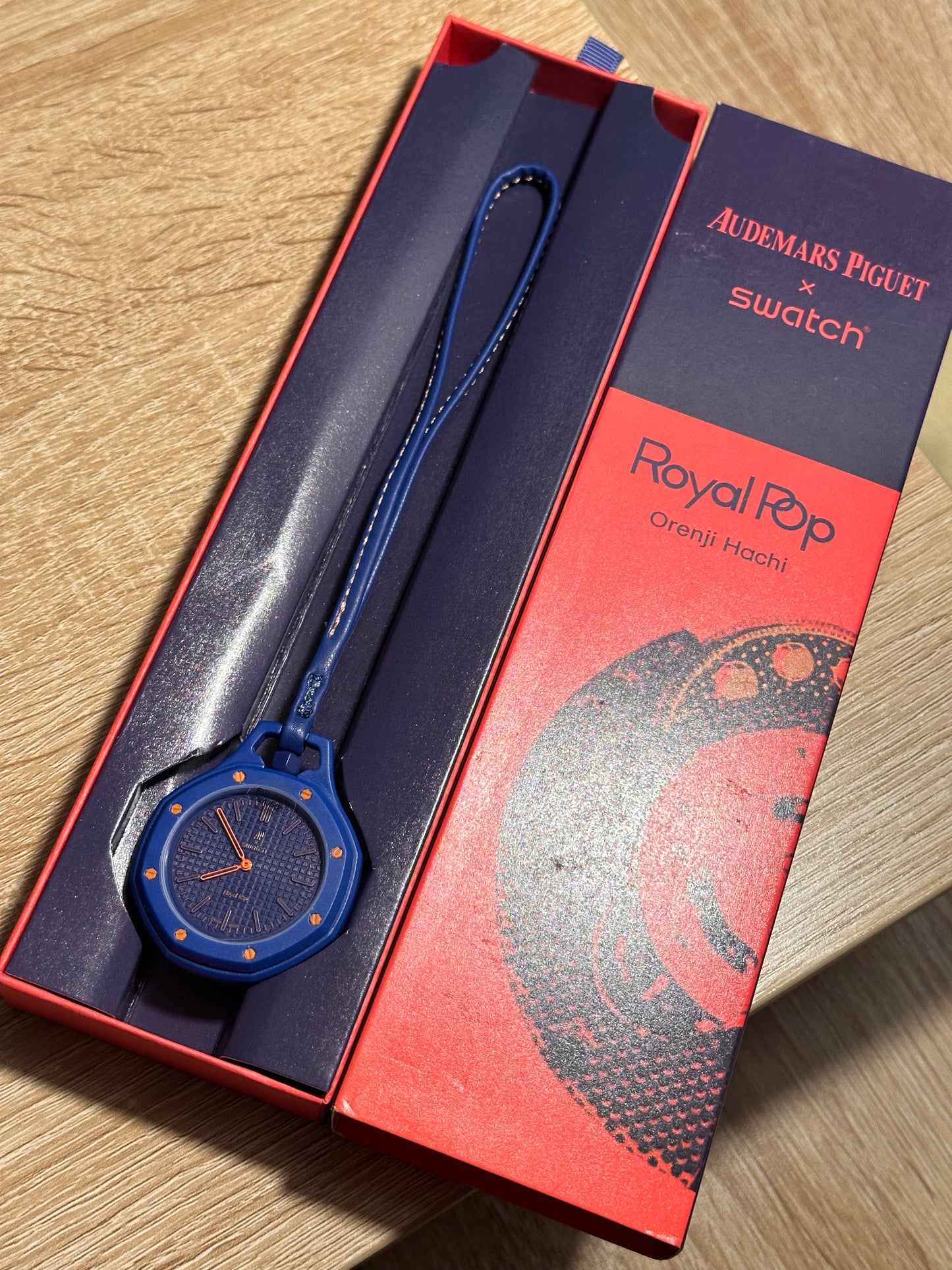 ROYAL POP AP X SWATCH ORENJI HACHI