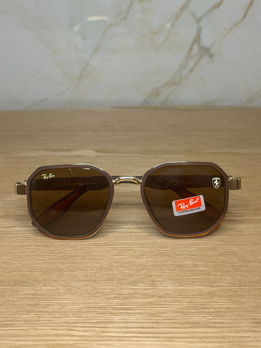 Gafas de sol ray-ban scuderia ferrari doradas polarizadas