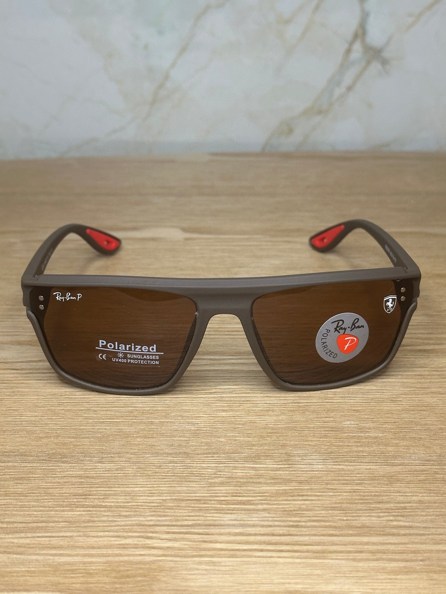 Gafas de sol ray-ban scuderia ferrari corintas polarizadas