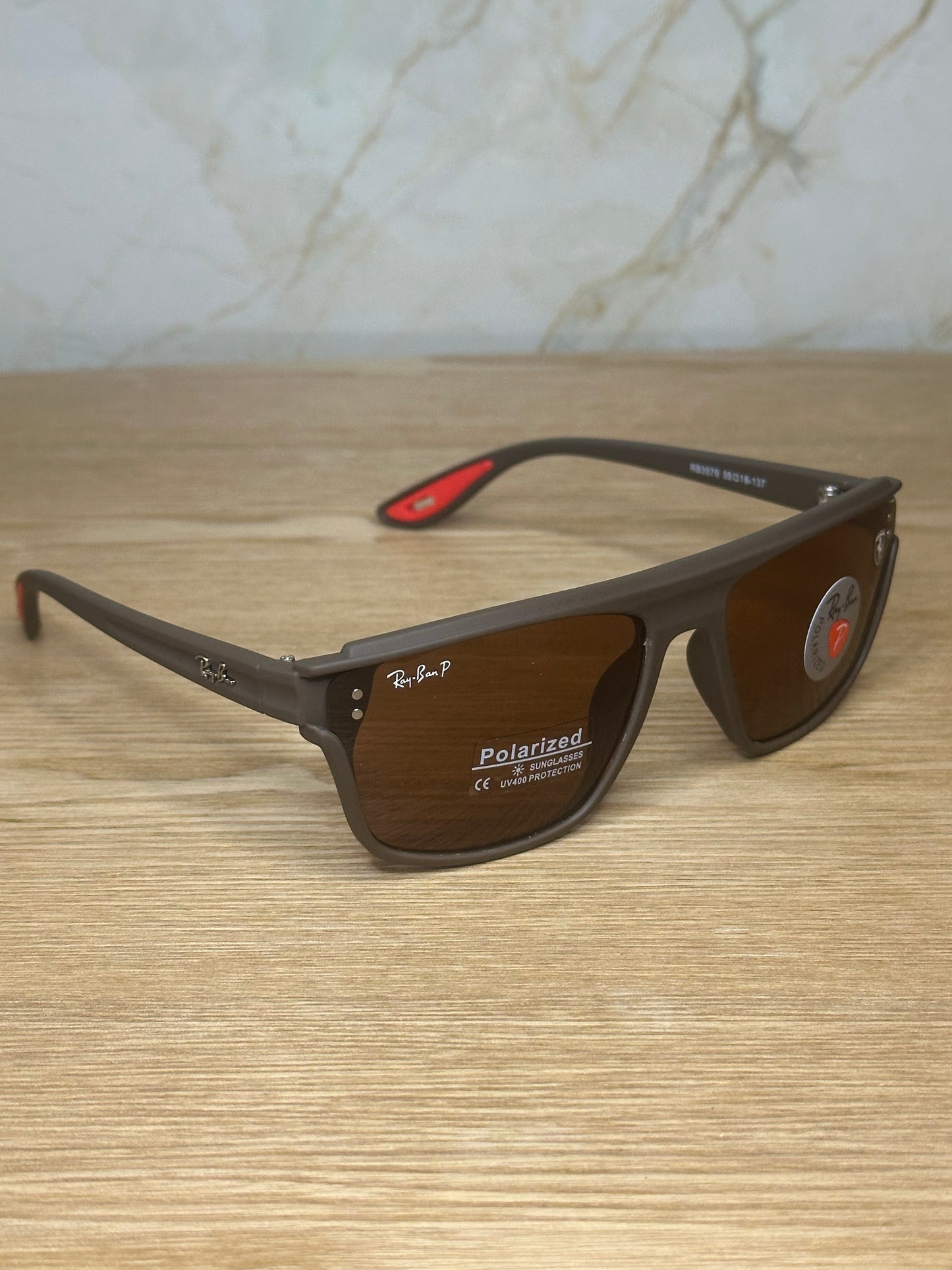 Gafas de sol ray-ban scuderia ferrari corintas polarizadas