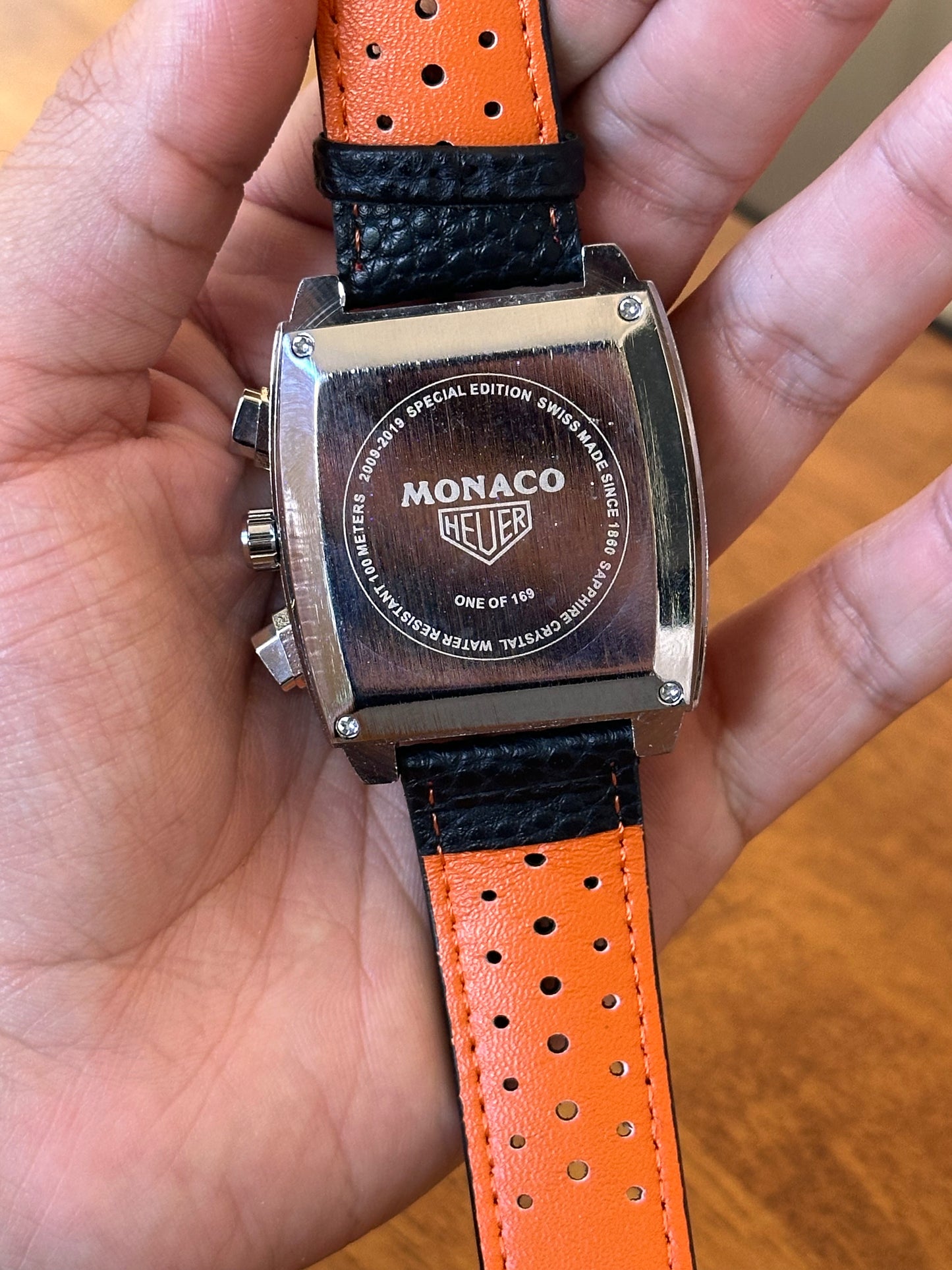 TAG HEUER MONACO FONDO AZUL