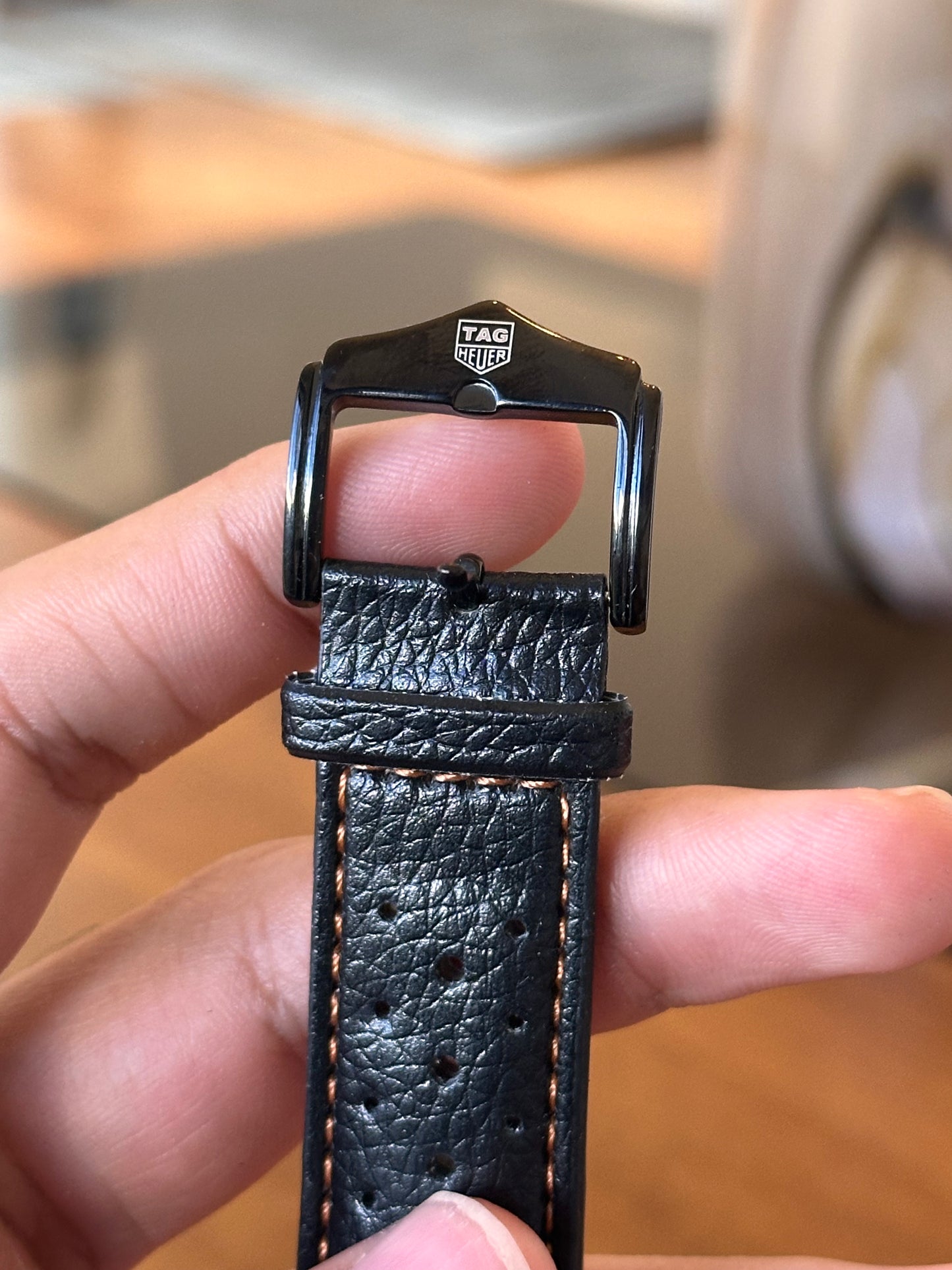 TAG HEUER MONACO X GULF FONDO NEGRO CAJA NEGRA