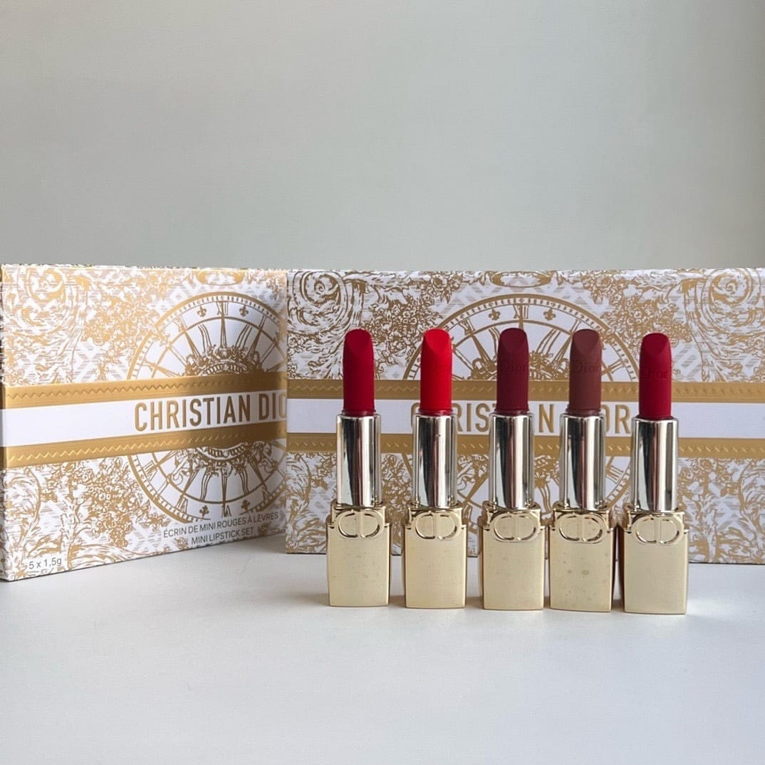 dior rouge lipstick set of 5