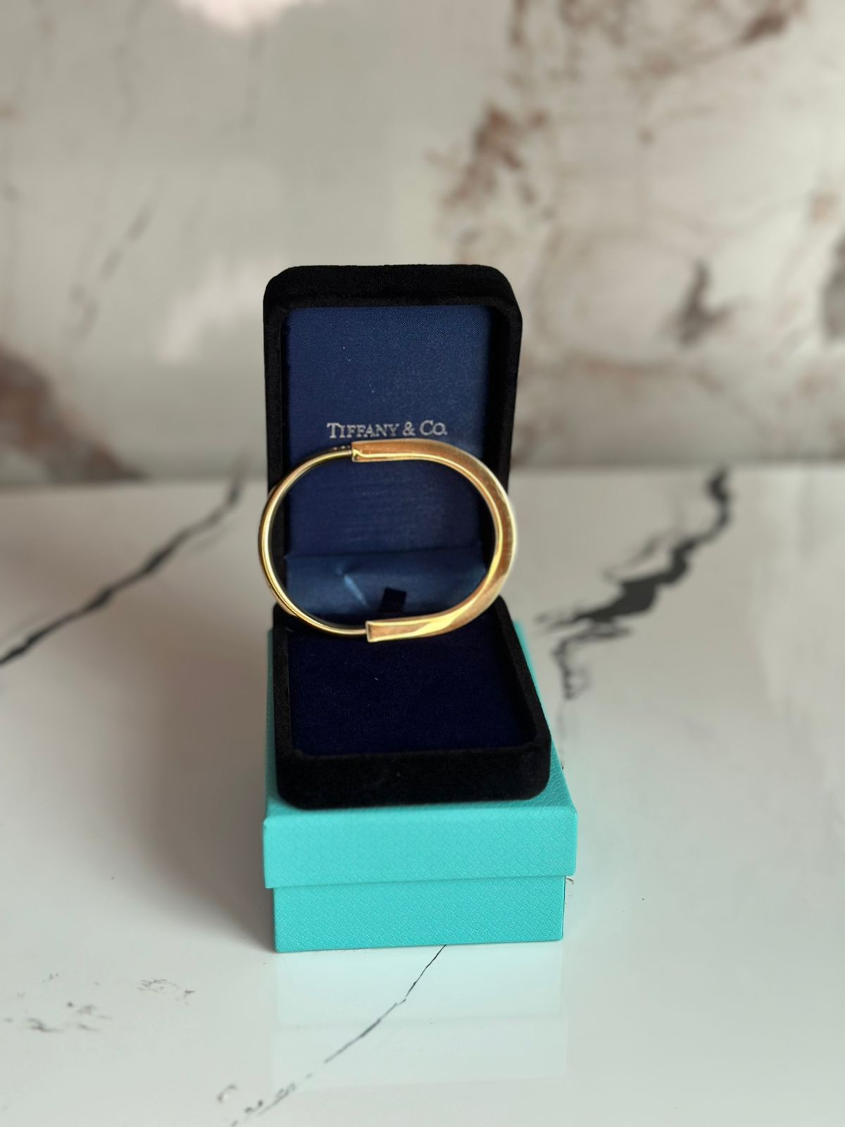 pulsera tiffany & co dorada