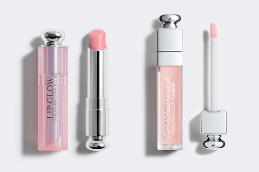 Dior Addict Lip Maximizer and Lip Glow Duo by Christian Dior for Women - 2 Pc 0.20oz Dior Addict Lip Maximizer - 001 Pink, 0.11oz Dior Addict Lip Glow - 001 Pink