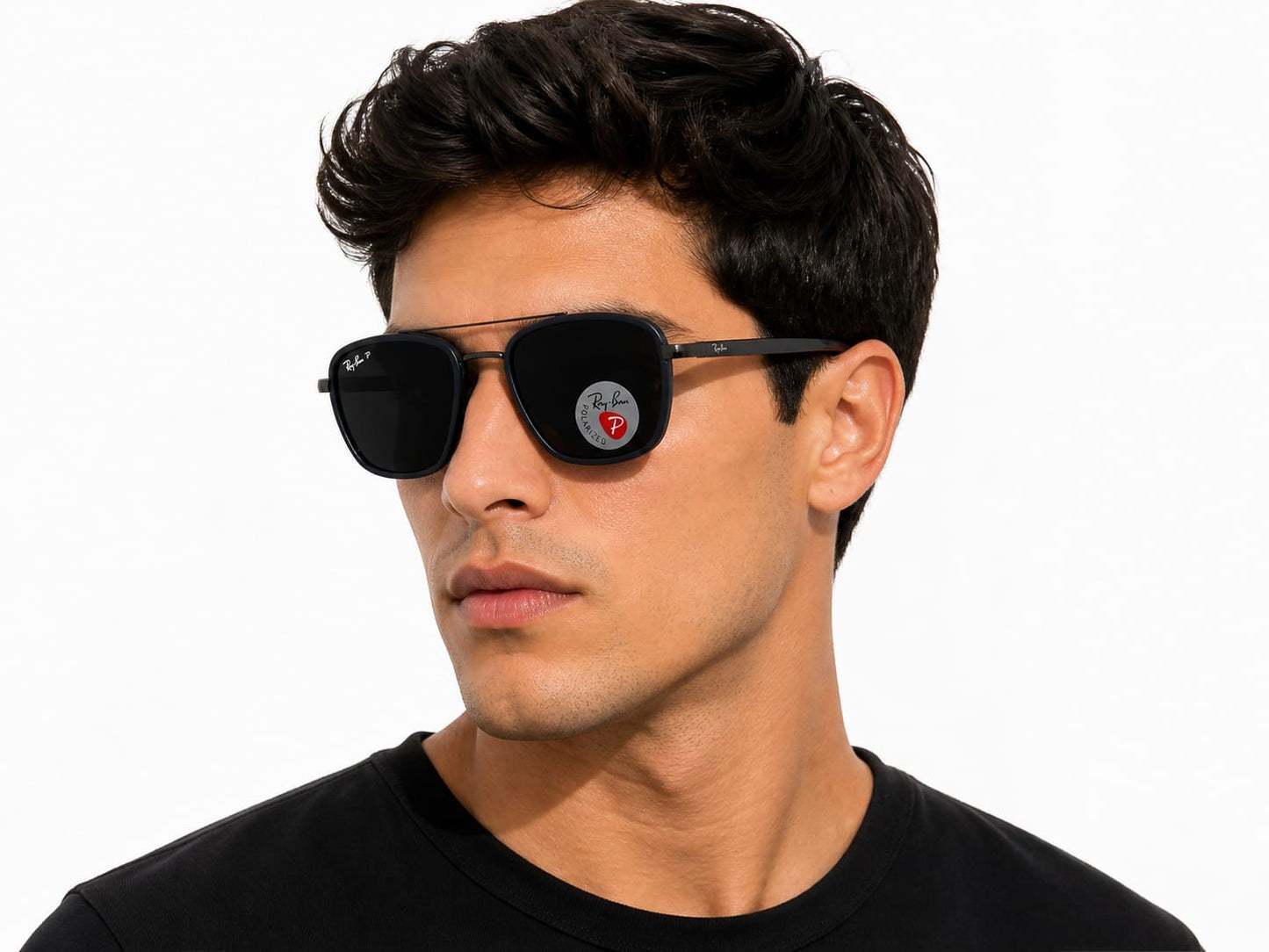 RAY-BAN ARO AZUL CON PATILLAS OSCURAS