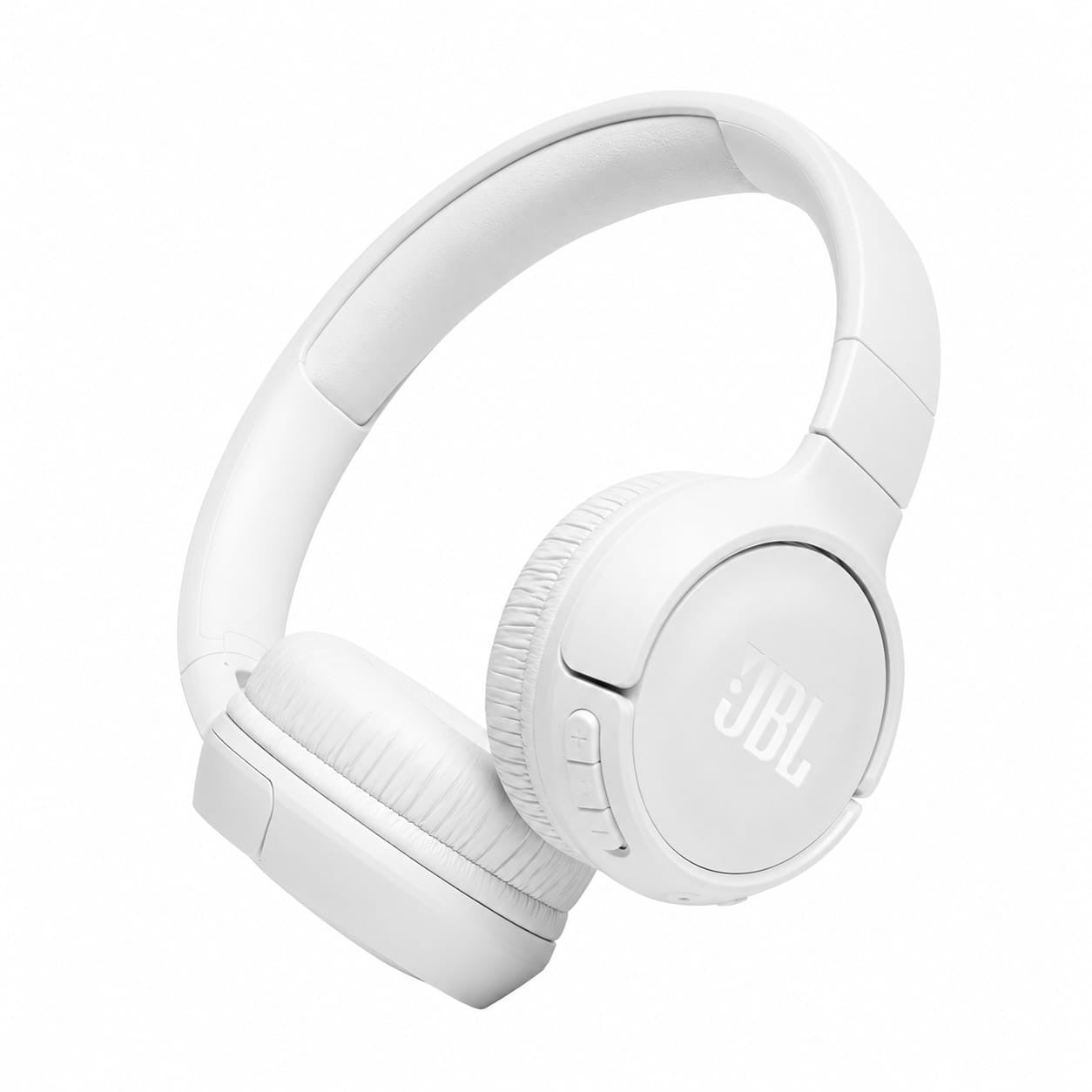 JBL Tune 510BT: Auriculares inalámbricos supraaurales con sonido Purebass - BLANCOS