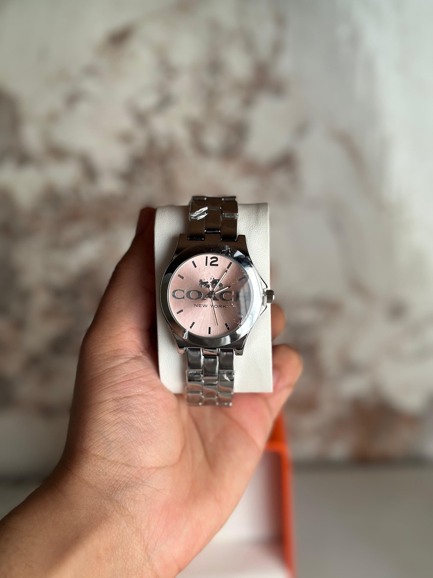 Reloj coach para dama plateado