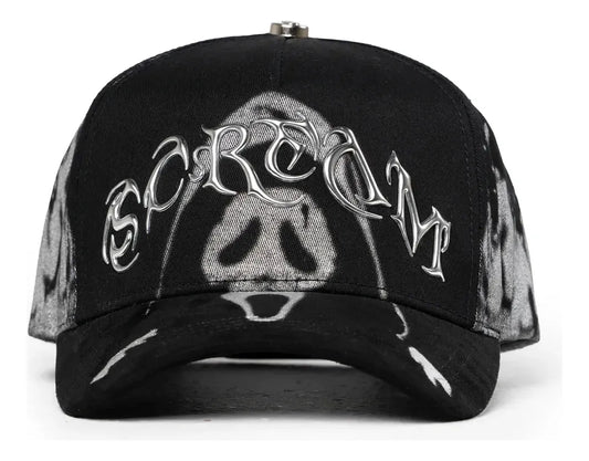 El Barbas Hats Scream Nuevo Drop Negro Unitalla Lisa