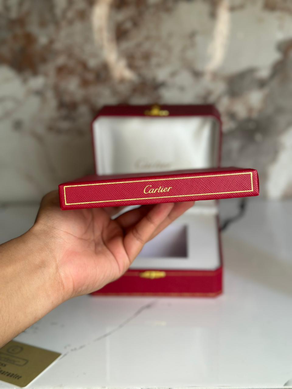 C@rtier santos correa de diamantes rose gold