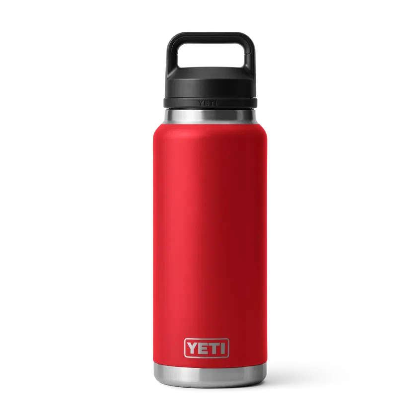 YETI Rambler 36 OZ (1 L) Botella con tapa Chug ROJO