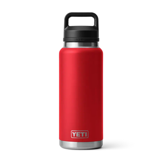 YETI Rambler 36 OZ (1 L) Botella con tapa Chug ROJO